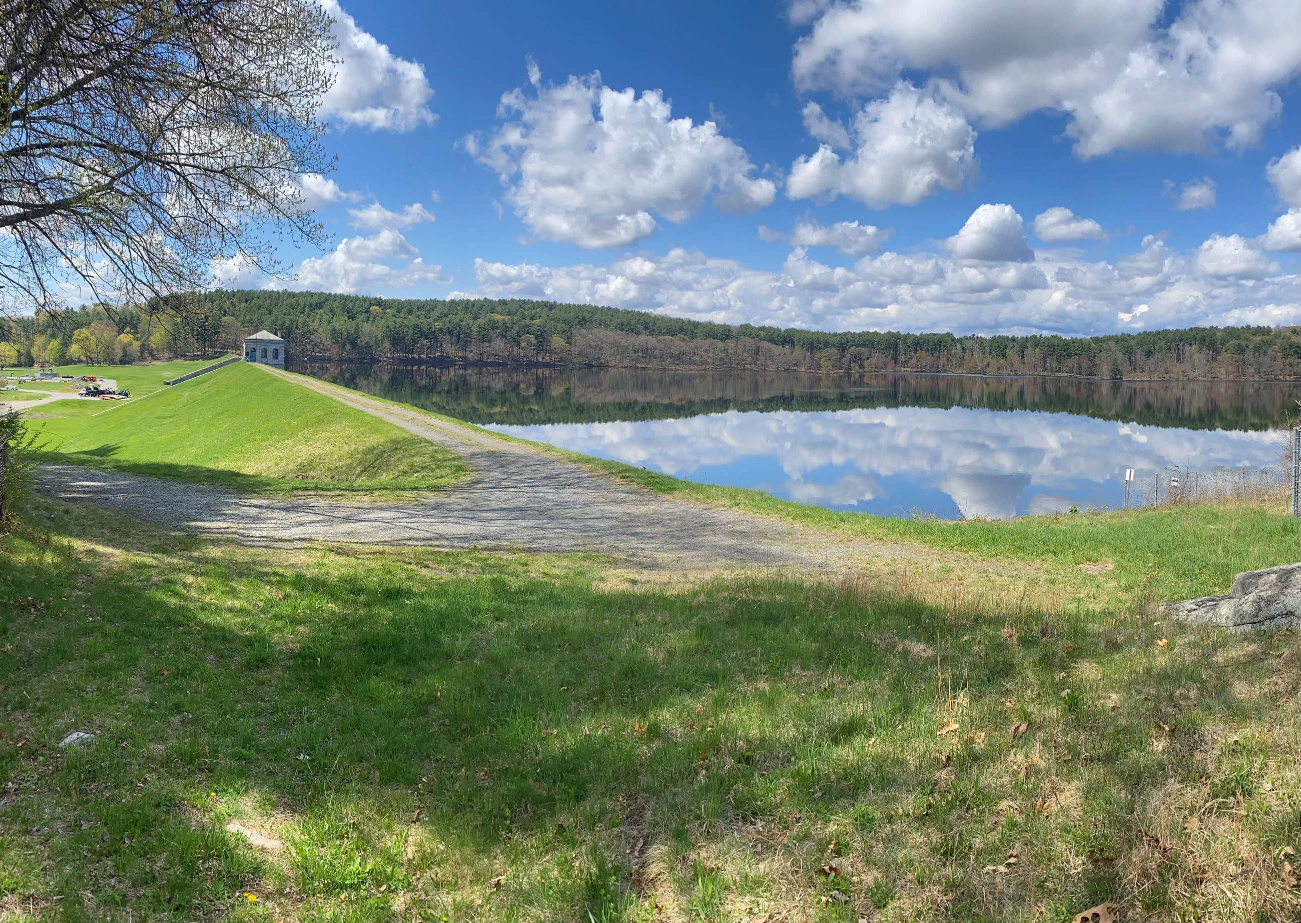 Sudbury Reservoir with view of Dam