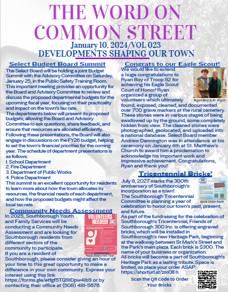 Word on the Common Street PIC