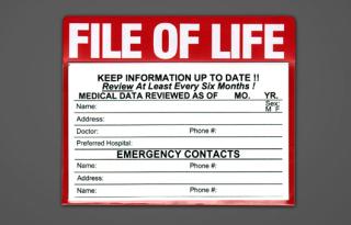 File of Life Magnet