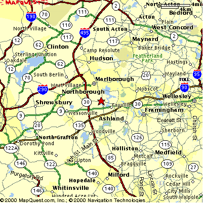 Map of Northborough