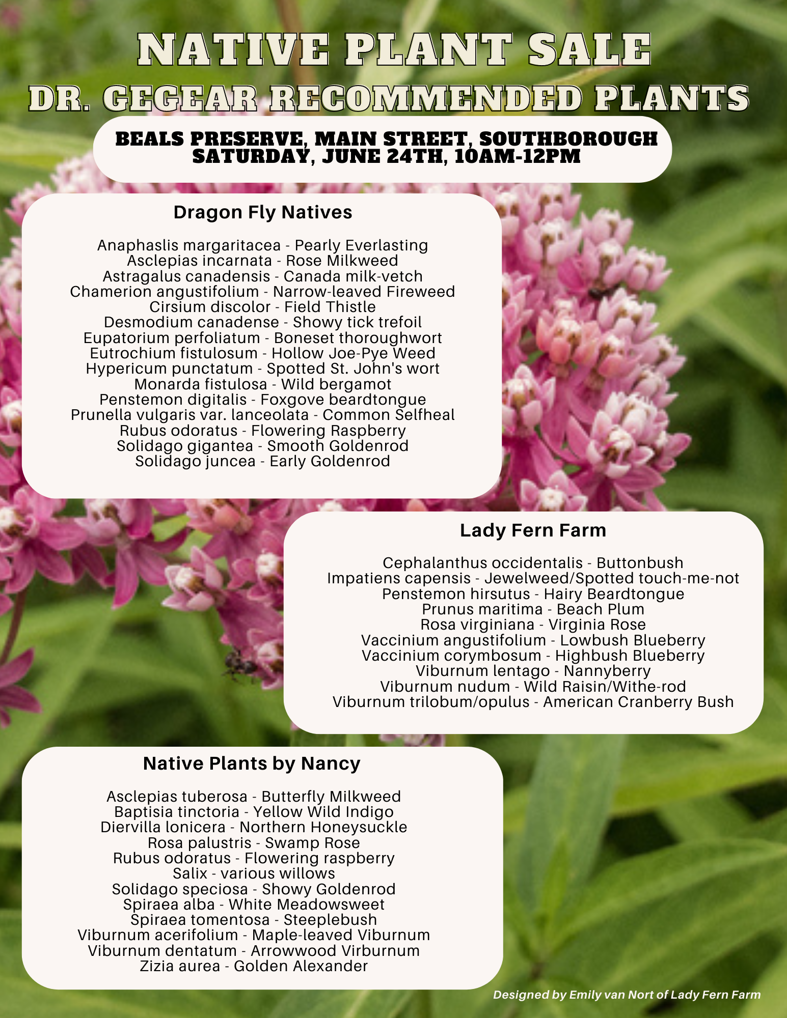 June 24th Plant Sale 